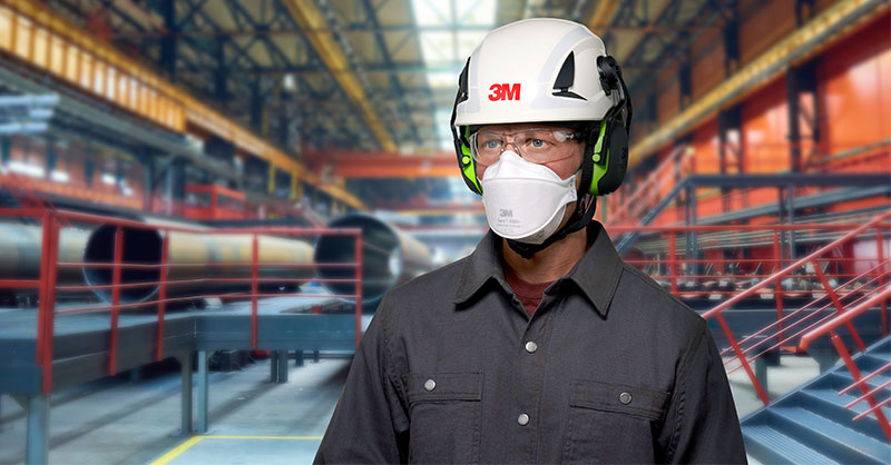 3M | Proteja a sua Cabeça e Olhos: garanta que os seus equipamentos estão bem ajustados.