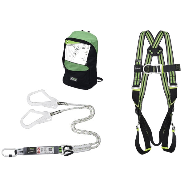 Kit Arnês + Corda em Y com Amortecedor Kratos FA8000500