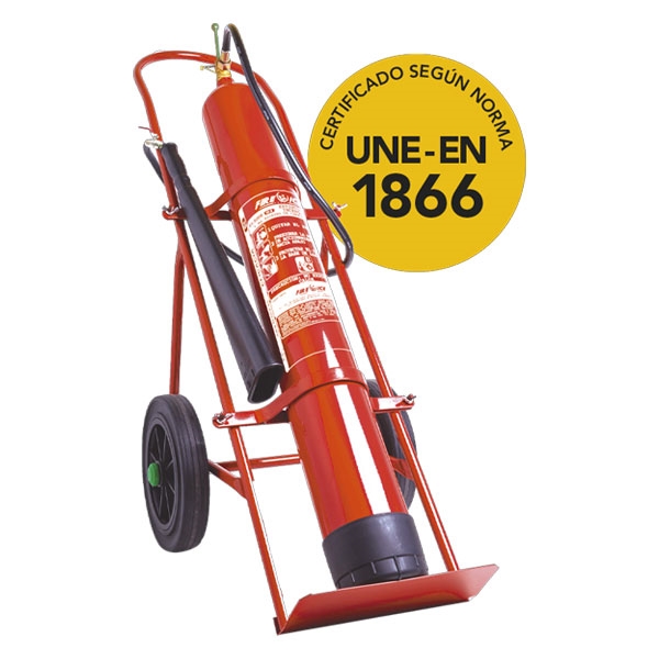 Extintor Fire Ice Co2 10Kg com Carro Homolgado