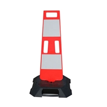 flat-cone-com-base-preta
