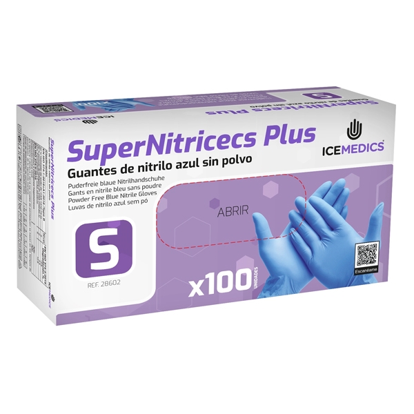 Luvas Nitrilo 8220 Sem Pó (Cx 100 unidades)
