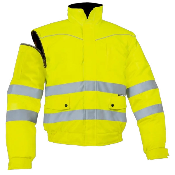 Blusão Acolchoado Alta Visibilidade Prima Protection Biker