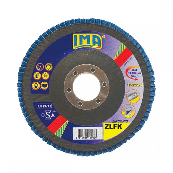 Disco Abrasivo Lamelas Zirc 115x22mm Gr100