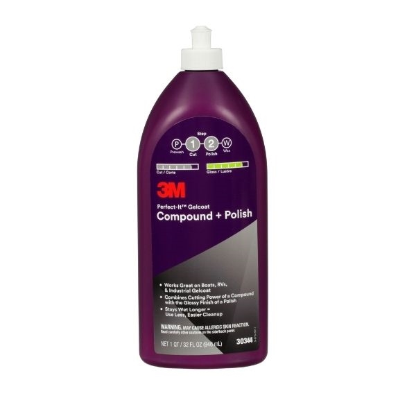 Composto Polidor Gelcoat 3M™ Perfect-It™ 30344E