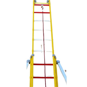 Escada segurança fibra extensivel 2x10 degraus