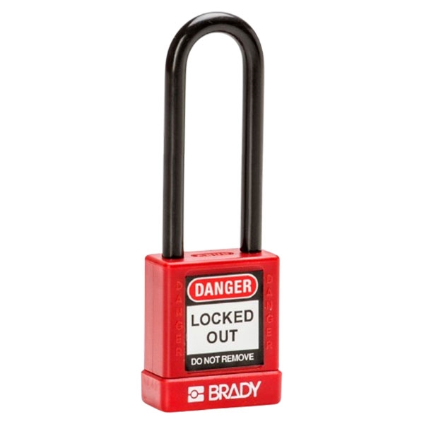 Cadeado Safety 75mm Brady 834476 (6 unidades)