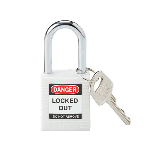 Cadeado Aco 38mm Brady 813638 (branco)